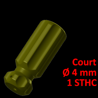 curto Chave fenda lidar 4 1 agulha parafuso manga 3d print model - Mito3D