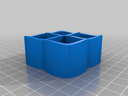 accorciato ambiguo cilindro Generatore personalizzato interattivo arte 3d print model - Mito3D