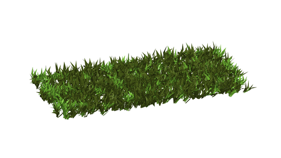 shortgrass - flower plant tree green garden 3d print model - Mito3D