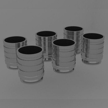 Schuss Glas Flasche Box Wasser Getränk Spielzeug Unternehmen 3d print model - Mito3D