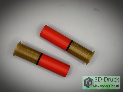 tiro cartuchos umarex hds68 6mm bbs paintball airsoft ar suave casa defesa Peguei Concha 3d print model - Mito3D