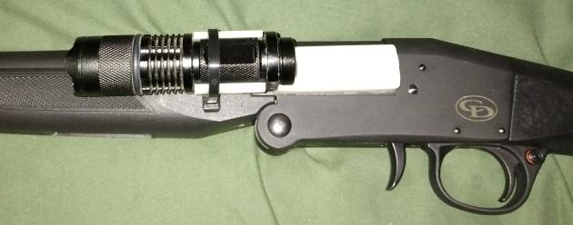 shotgun flashlight mount Tools 3d printing 3d print model - Mito3D