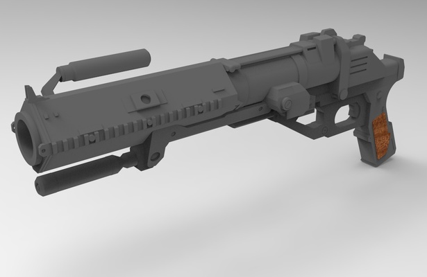 escopeta m319 juego pistola arma 3d print model - Mito3D