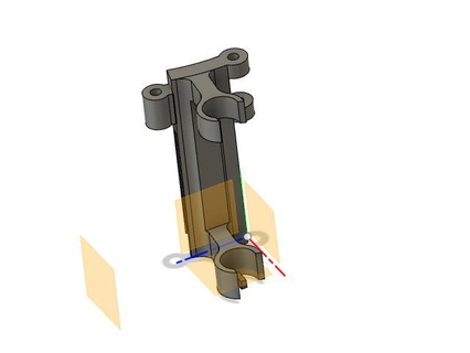 escopeta cáscara cinturón soporte corto 3d print model - Mito3D