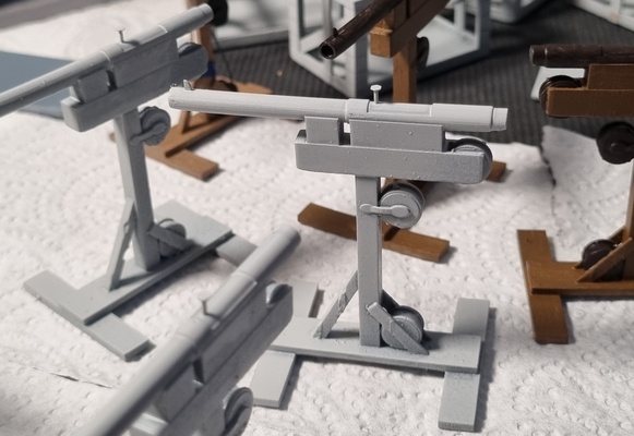 fucile caccia trappola ruggine rustgame base per fucili 3d print model - Mito3D