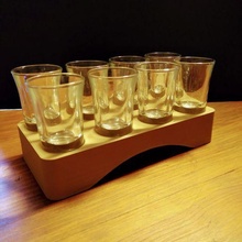shots tray tool bar drink party 3d print model - Mito3D