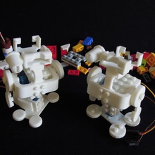do ombro braço gadget robótica servo lego 3d print model - Mito3D