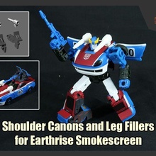 shoulder canons leg fillers transformers earthrise smokescreen game 3d print model - Mito3D