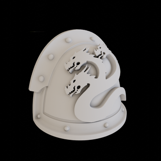 omuz ped 2023 versiyon mkiii güç zırh alfa lejyon v2 hidra sembol oyun mk3 Uzay deniz Horus sapkınlık 3d print model - Mito3D