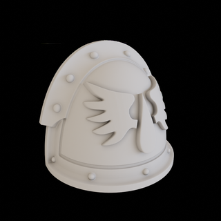 omuz ped 2023 versiyon mkiii güç zırh kan melekler v2 oyun lejyon mk3 Uzay deniz Horus sapkınlık melek 3d print model - Mito3D