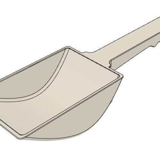 shovel tool 3D print model - Mito3D