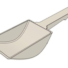 shovel tool 3d print model - Mito3D