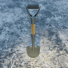 shovel military prop tool construction 3d print model - Mito3D