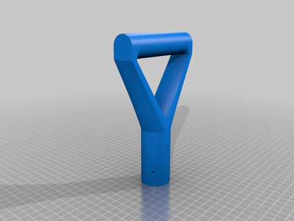 pala d grip encargarse mano herramientas 3d print model - Mito3D
