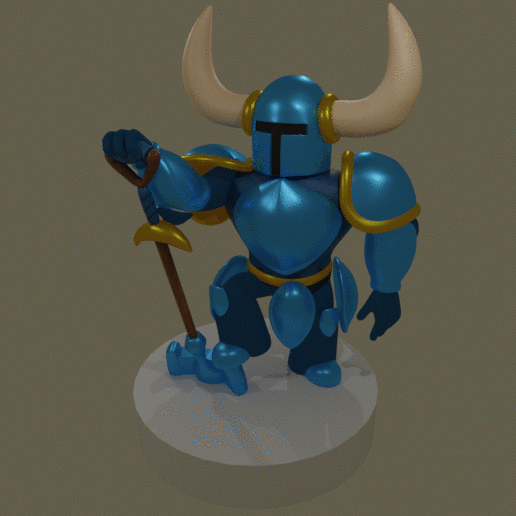 shovel knight gioco la pala shovelkinight shovelknight jannie edli3d 3D print model - Mito3D