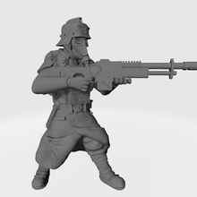 shovel soldier arm-less friends game 28mm 40k warhammer death korps krieg dkok infantry miniatures wargame warhammer40k wh40k toy 3d print model - Mito3D