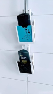 show gel holder multiple design plates shower accessories bathroom 3d print model - Mito3D