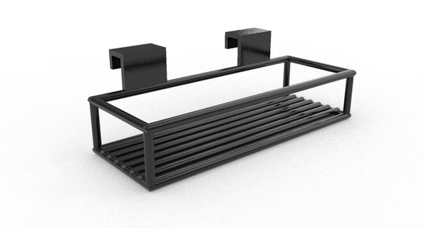 chuveiro cesta organizando prateleira xampu shelve banheiro decoração interior Projeto casa montagem 3d print model - Mito3D