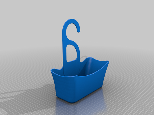 chuveiro banho cesta 3d impressão golpear banheiro perguntar acessórios organizador caixa armazenamento 3d print model - Mito3D