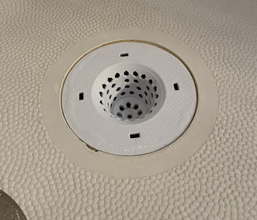 shower drain catch v20 3d print model - Mito3D