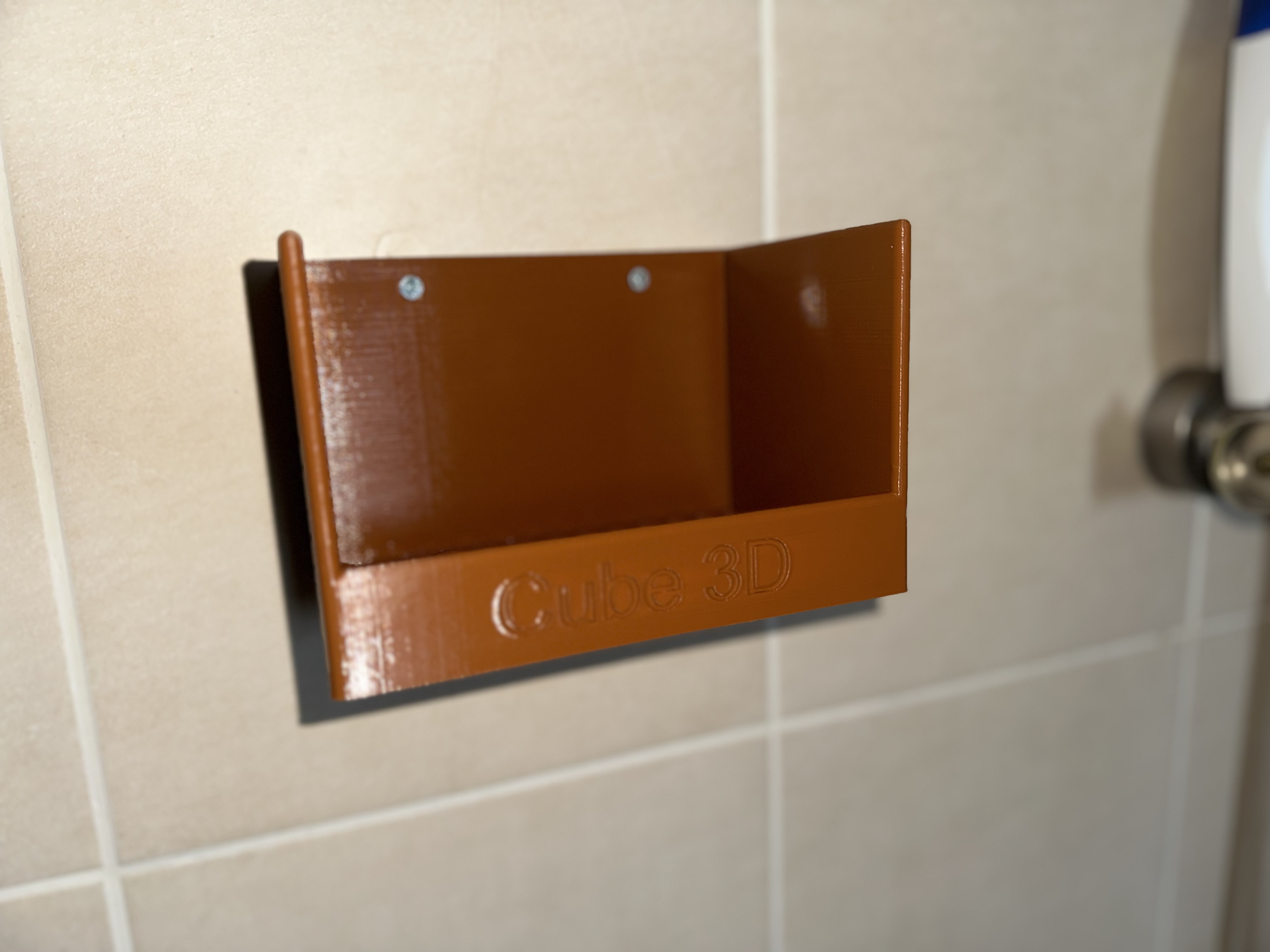 shower gel holder bathroom product support 3D print model - Mito3D