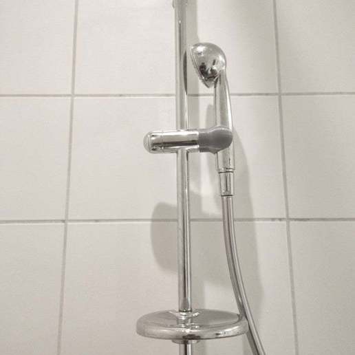 shower handle holder showerhandle household 3D print model - Mito3D