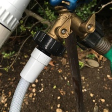 shower hose garden spigot adapter home coupler accessories outdoor 3d print model - Mito3D