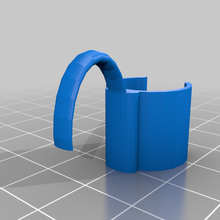 ducha manguera gancho partes 3d print model - Mito3D