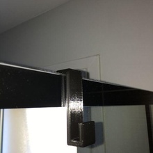 shower screen hook room bath 3d print model - Mito3D