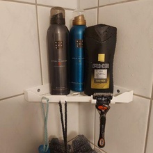 shower shelf shelves practical store razor 3d print model - Mito3D