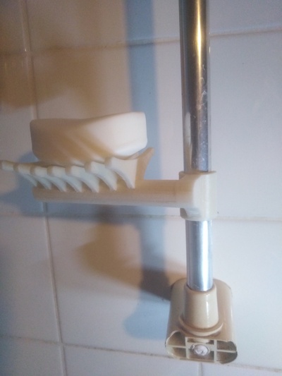 ducha jabón plato cuarto baño 3d print model - Mito3D