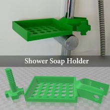 shower soap holder home accessories savon salle bain porte douche bathroom 3d print model - Mito3D