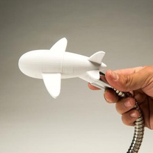 shower toy- plane game toy water bath kids decorative flying fly air aircraft stream play 3d print model - Mito3D