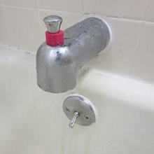 shower valve spacer diverter bathroom 3d print model - Mito3D