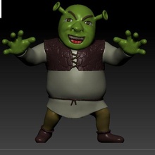 Shrek 3d print model - Mito3D