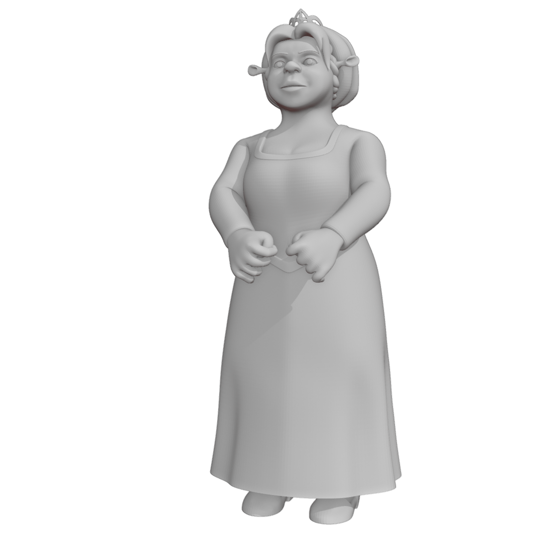 shrek fiona Arte 3D print model - Mito3D