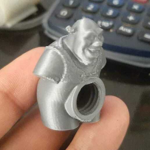 shrek pasta dentes 3D print model - Mito3D