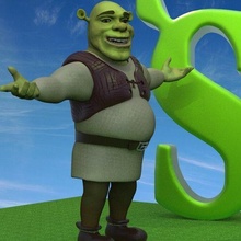 Shrek eşek fantezi canavar 3d print model - Mito3D