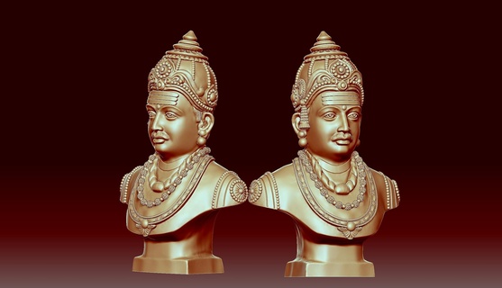 shri basavanna maharaj sharanà basaveshwara lingayath shiv hanuman vishnu ganapathi 3d print model - Mito3D