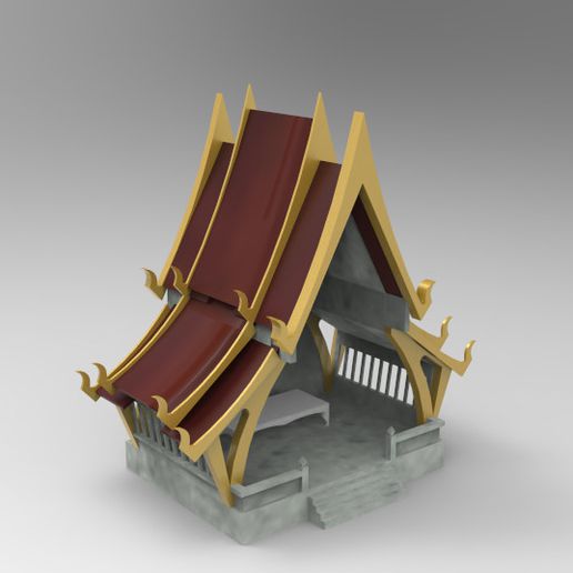shrine 3D print model - Mito3D