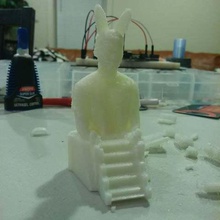 sanctuaire de lapin dieu art sculptures 3d print model - Mito3D