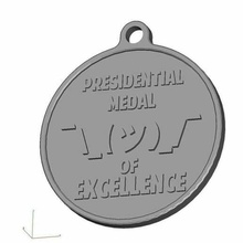 shruggie medal excellence award emoticon medallion meme memes shrug shrugman man shurg coins_badges 3d print model - Mito3D
