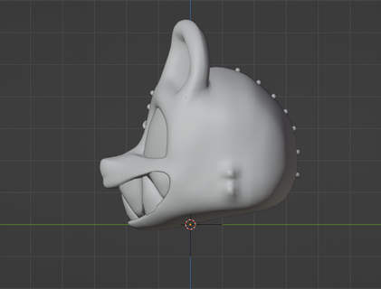 shuichi head gleipnir anime 3d furry 3d print model - Mito3D