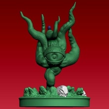 shuma gorath art figure 3d print model - Mito3D