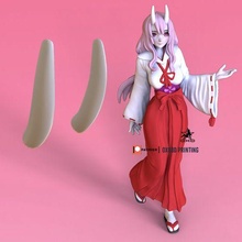 Shuna wiedergeboren Schleim Horn Cosplay Kunst Anime Mädchen 3d print model - Mito3D