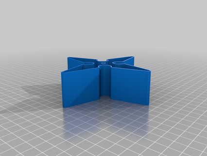 shuriken 0023 nestable box v2 thing 3d print model - Mito3D