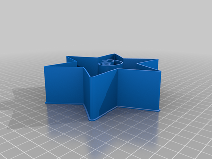 shuriken 0025 nestable box v2 thing 3d print model - Mito3D