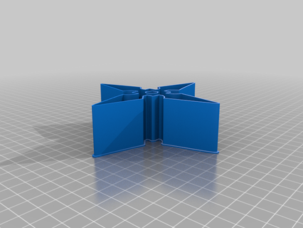 shuriken 002b nestable box v2 thing 3d print model - Mito3D