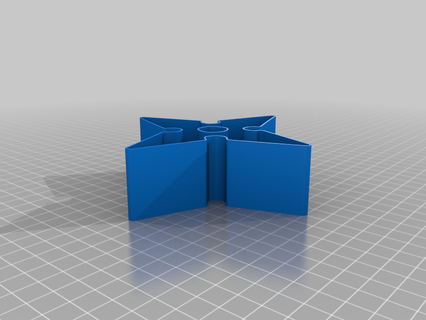 shuriken 0030 nestable box v2 thing 3d print model - Mito3D