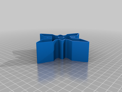 shuriken 0046 nidible scatola v2 3d print model - Mito3D